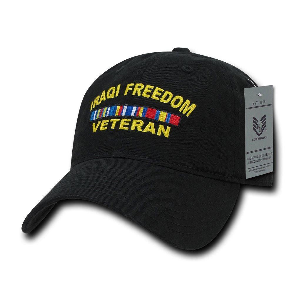 Rapid Dominance Relaxed Cotton Law Enforcement Military Low Crown Caps Hats-Air Force - Navy-