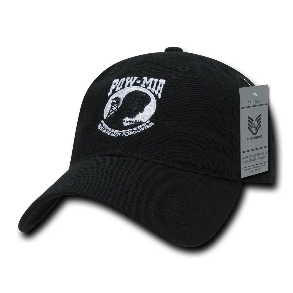 Rapid Dominance Relaxed Cotton Law Enforcement Military Low Crown Caps Hats-Air Force - Navy-