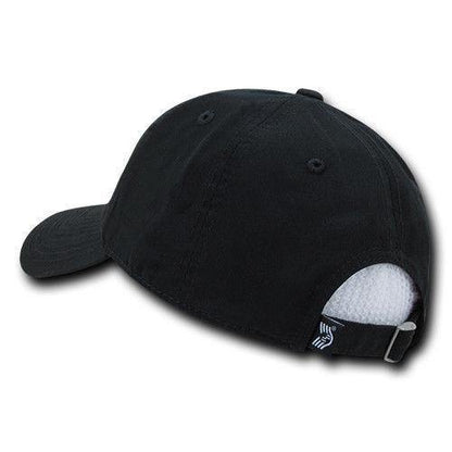 Rapid Dominance Relaxed Cotton Law Enforcement Military Low Crown Caps Hats-Air Force - Navy-
