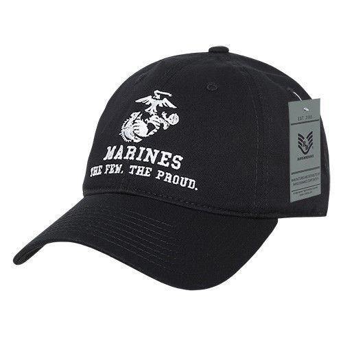 Rapid Dominance Relaxed Cotton Law Enforcement Military Low Crown Caps Hats-Air Force - Navy-