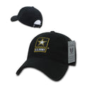 Rapid Dominance Relaxed Cotton Law Enforcement Military Low Crown Caps Hats-Army - Black-