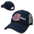 Rapid Dominance Relaxed Cotton Law Enforcement Military Low Crown Caps Hats-Fire department - Navy-