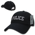 Rapid Dominance Relaxed Cotton Law Enforcement Military Low Crown Caps Hats-Police - Black-
