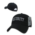 Rapid Dominance Relaxed Cotton Law Enforcement Military Low Crown Caps Hats-Security - Black-
