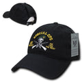 Rapid Dominance Relaxed Cotton Law Enforcement Military Low Crown Caps Hats-Special Ops - Black-