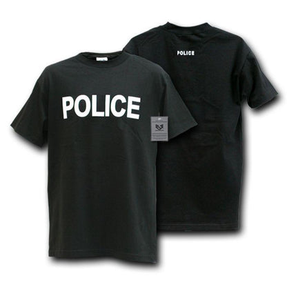 Law Enforcement Police Swat Security Narcotics Fire Department T-Shirts-Police - Black-Medium-