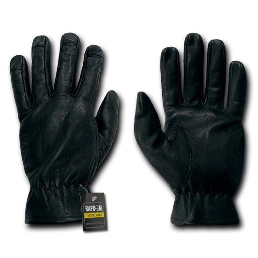 Leather Shooting Archery Tactical Patrol Work Gloves-Small-