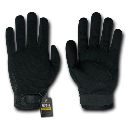 Lightweight Tactical Military Combat Patrol Black Gloves-Small-