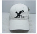 Rapid Dominance Live Free Or Die American Eagle Baseball Dad Caps Hats Washed Cotton Polo-White-