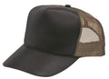 Luminescent Mesh Back Two Tone Trucker Baseball Caps Hats Unisex-BLACK/GOLD-