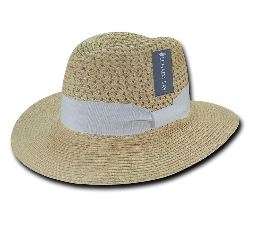 Lunada Bay Paper Braid Sun Summer Beach Paper Straw For Women Hats Wide Brim-