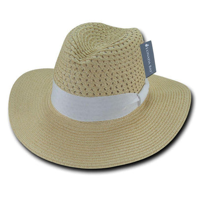 Lunada Bay Paper Braid Sun Summer Beach Paper Straw For Women Hats Wide Brim-