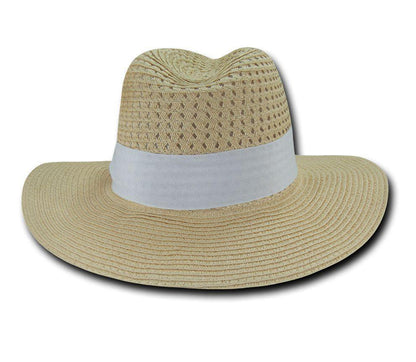 Lunada Bay Paper Braid Sun Summer Beach Paper Straw For Women Hats Wide Brim-