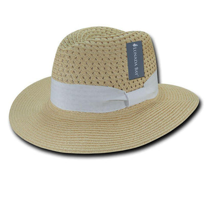 Lunada Bay Paper Braid Sun Summer Beach Paper Straw For Women Hats Wide Brim-