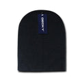 Decky Made In USA America Beanies Gi Short Watch Warm Skull Caps Hats Unisex-Black-