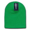 Decky Made In USA America Beanies Gi Short Watch Warm Skull Caps Hats Unisex-Kelly Green-