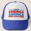 Make America America Again Tm Official Trademarked Trucker Hat Cap #Maaa USA-Blue-