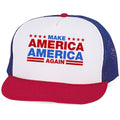 Make America America Again Tm Official Trademarked Trucker Hat Cap #Maaa USA-Red/White/Blue-