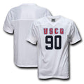 Military Air Force Army Cg Navy Marines Sports Practice Baseball Football Jersey-Coast Guard - White-Small-S19