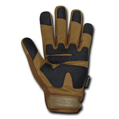 Military Impact Protection Tactical Touchscreen Gloves-Black-Small-