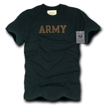 Rapid Dominance Military Law Enforcement Air Force Navy Army Marines Police Security T-Shirts-Army - Black-Regular-Medium