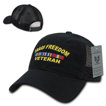 Rapid Dominance Law Enforcement Relaxed Trucker Cotton Low Crown Caps Hats-Air Force - Navy-