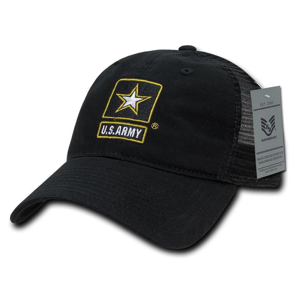 Rapid Dominance Law Enforcement Relaxed Trucker Cotton Low Crown Caps Hats-Air Force - Navy-