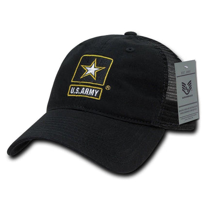 Rapid Dominance Law Enforcement Relaxed Trucker Cotton Low Crown Caps Hats-Air Force - Navy-
