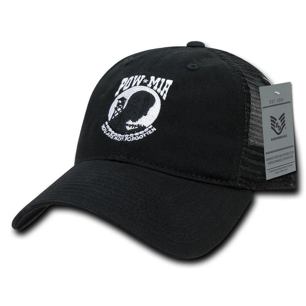 Rapid Dominance Law Enforcement Relaxed Trucker Cotton Low Crown Caps Hats-Air Force - Navy-