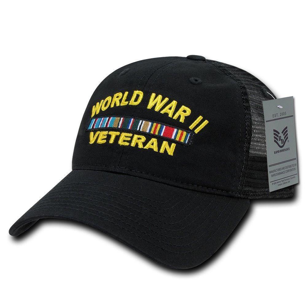 Rapid Dominance Law Enforcement Relaxed Trucker Cotton Low Crown Caps Hats-Air Force - Navy-