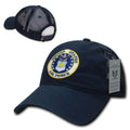 Rapid Dominance Law Enforcement Relaxed Trucker Cotton Low Crown Caps Hats-Air Force - Navy-