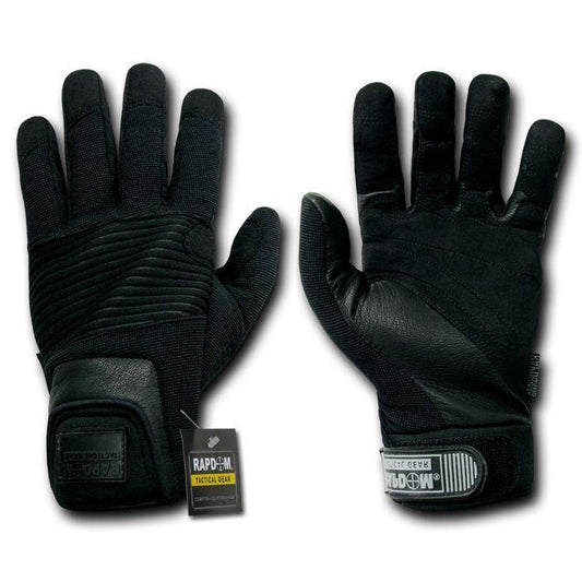 Military Work Tactical Fast Rope Rappelling Patrol Rescue Gloves-Small-