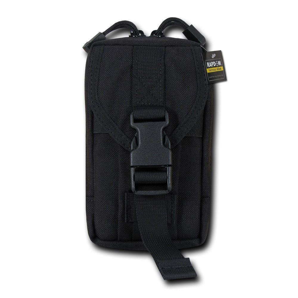Molle Gadget Pouch Tactical Vest Gear Backpack Belt Cellphone Camera Utility-Black-