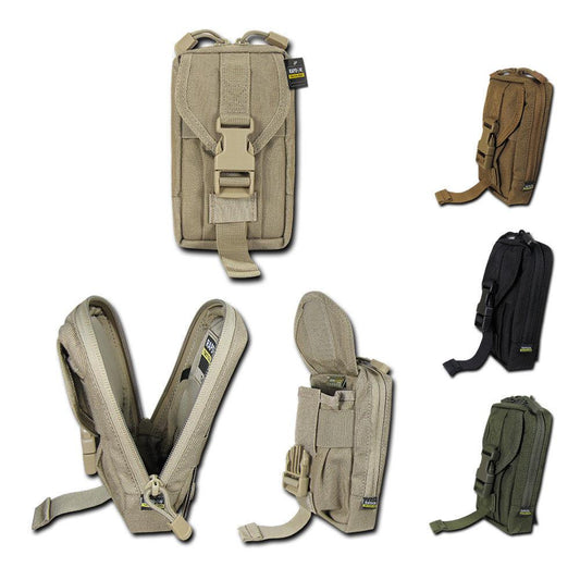 Molle Gadget Pouch Tactical Vest Gear Backpack Belt Cellphone Camera Utility-Black-