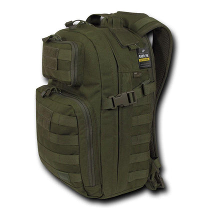 Molle Military Backpack Rucksack Tactical Outdoor Camping Hiking Water Resistant-Black-