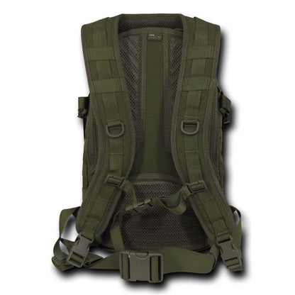 Molle Military Backpack Rucksack Tactical Outdoor Camping Hiking Water Resistant-Black-