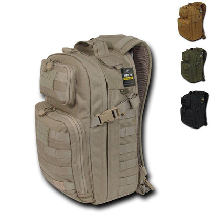 Molle Military Backpack Rucksack Tactical Outdoor Camping Hiking Water Resistant-Black-