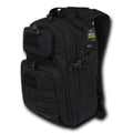 Molle Military Backpack Rucksack Tactical Outdoor Camping Hiking Water Resistant-Black-