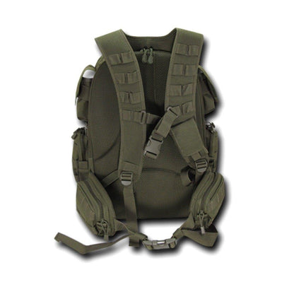 Molle Tactical Backpack Rucksack Bag Rex T-Rex Military Army Hiking Camping 38L-T-Rex - Black-