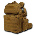 Molle Tactical Backpack Rucksack Bag Rex T-Rex Military Army Hiking Camping 38L-T-Rex - Coyote-