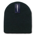Decky Soft Beanies Gi Cuffless Watch Hats Caps Ski Skull Warm Winter-Black-