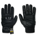 Nomex Tactical Hard Knuckle Combat Rescue Shooting Patrol Gloves-Black-Small-