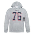 Rapid Dominance Patriotic Athletic USA 76 Printed Graphic Pullover Hoodies Sweatshirt Unisex-Heather Grey-Regular-Small