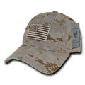 Patriotic USA American Team Tonal Flag Washed Cotton Polo Dad Caps Hats-DES-