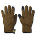 Polar Fleece Winter Thumb Fingertip Touch-Screen Compatible Gloves-Coyote-Small-