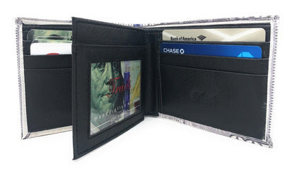Printed Designs Bifold Wallets In Gift Box Cash Card Id Slots Mens Womens Youth-US 100 DOLLARS-