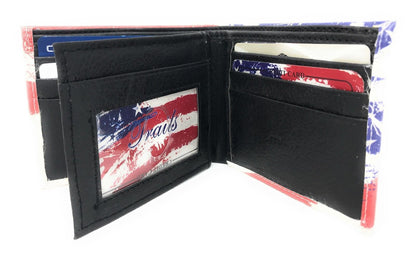 Printed Designs Bifold Wallets In Gift Box Cash Card Id Slots Mens Womens Youth-US 100 DOLLARS-