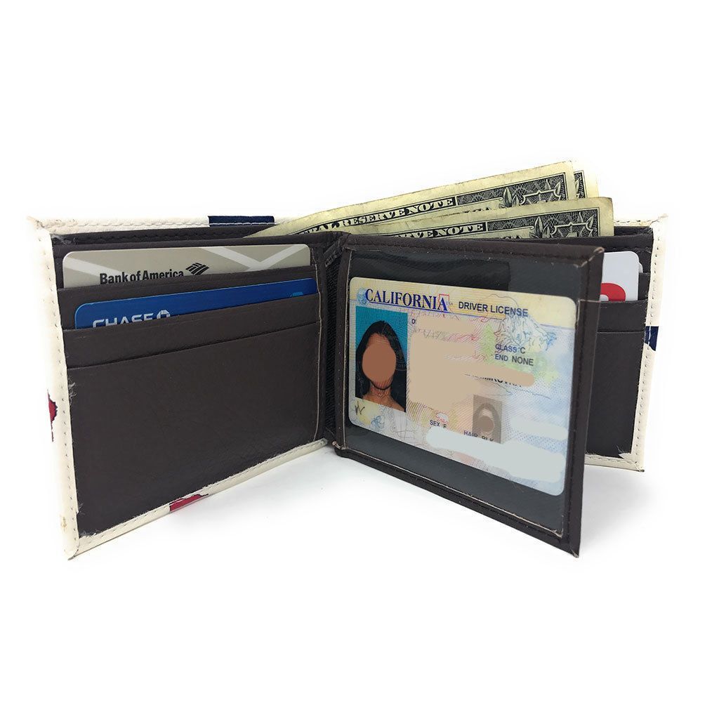 Printed Designs Bifold Wallets In Gift Box Cash Card Id Slots Mens Womens Youth-US 100 DOLLARS-