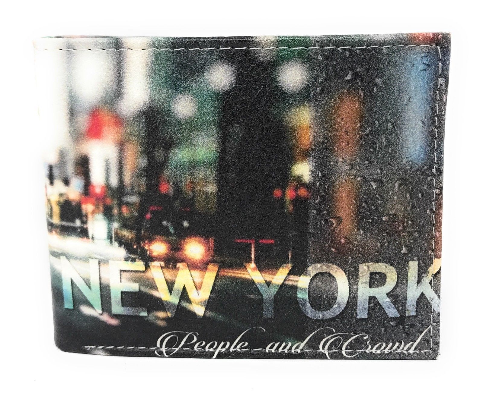 Printed Designs Bifold Wallets In Gift Box Cash Card Id Slots Mens Womens Youth-US 100 DOLLARS-