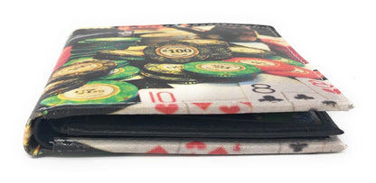Printed Designs Bifold Wallets In Gift Box Cash Card Id Slots Mens Womens Youth-US 100 DOLLARS-